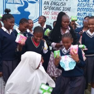 3Issuance of sanitary towels and underwears to school girls3