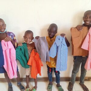 EDUCATION_ Supporting the children with school uniforms